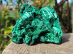 Natural Silky Malachite Specimens x 2 From Kasompe, Congo - Toprock Gemstones and Minerals 