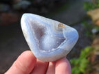 Polished Blue Lace Agate Free Forms x 12 From Nsanje, Malawi - Toprock Gemstones and Minerals 