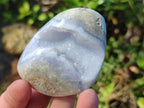 Polished Blue Lace Agate Free Forms x 12 From Nsanje, Malawi - Toprock Gemstones and Minerals 