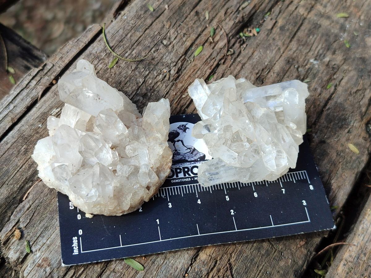 Natural Small Malagasy Quartz Crystal Clusters x 24 From Madagascar - Toprock Gemstones and Minerals 