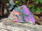 Polished Rare Purple Sunset Flash Labradorite Slices x 24 From Madagascar - Toprock Gemstones and Minerals 