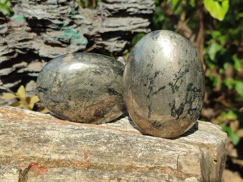 Polished XL Basalt Pharaoh Stone Free Forms x 3 From Iron Duke Mine, Zimbabwe - Toprock Gemstones and Minerals 