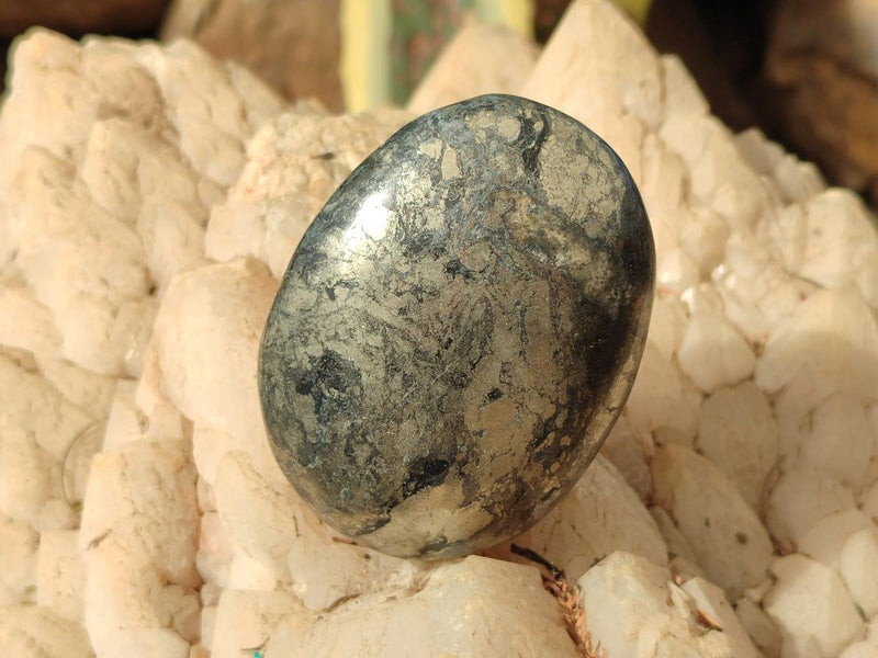 Polished XL Basalt Pharaoh Stone Free Forms x 3 From Iron Duke Mine, Zimbabwe - Toprock Gemstones and Minerals 