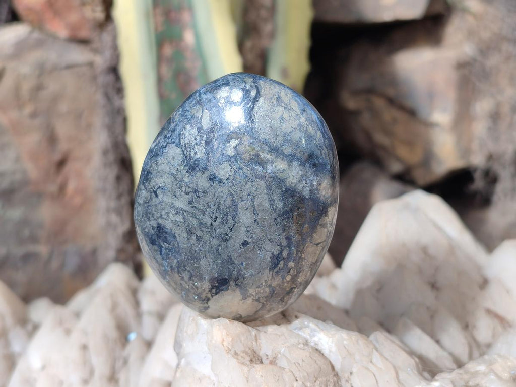 Polished XL Basalt Pharaoh Stone Free Forms x 3 From Iron Duke Mine, Zimbabwe - Toprock Gemstones and Minerals 