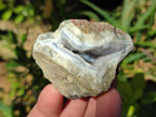 Natural Blue Lace Agate Geode Specimens x 12 From Nsanje, Malawi - Toprock Gemstones and Minerals 
