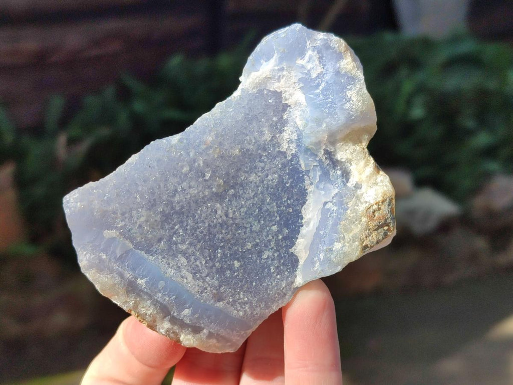 Natural Blue Lace Agate Geode Specimens x 12 From Nsanje, Malawi - Toprock Gemstones and Minerals 