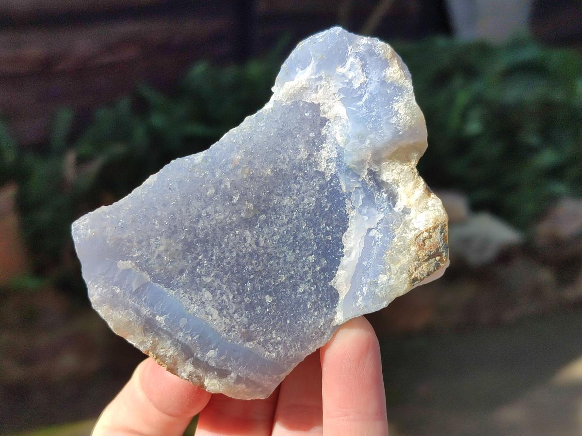 Natural Blue Lace Agate Geode Specimens x 12 From Nsanje, Malawi - Toprock Gemstones and Minerals 