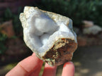 Natural Blue Lace Agate Geode Specimens x 12 From Nsanje, Malawi - Toprock Gemstones and Minerals 