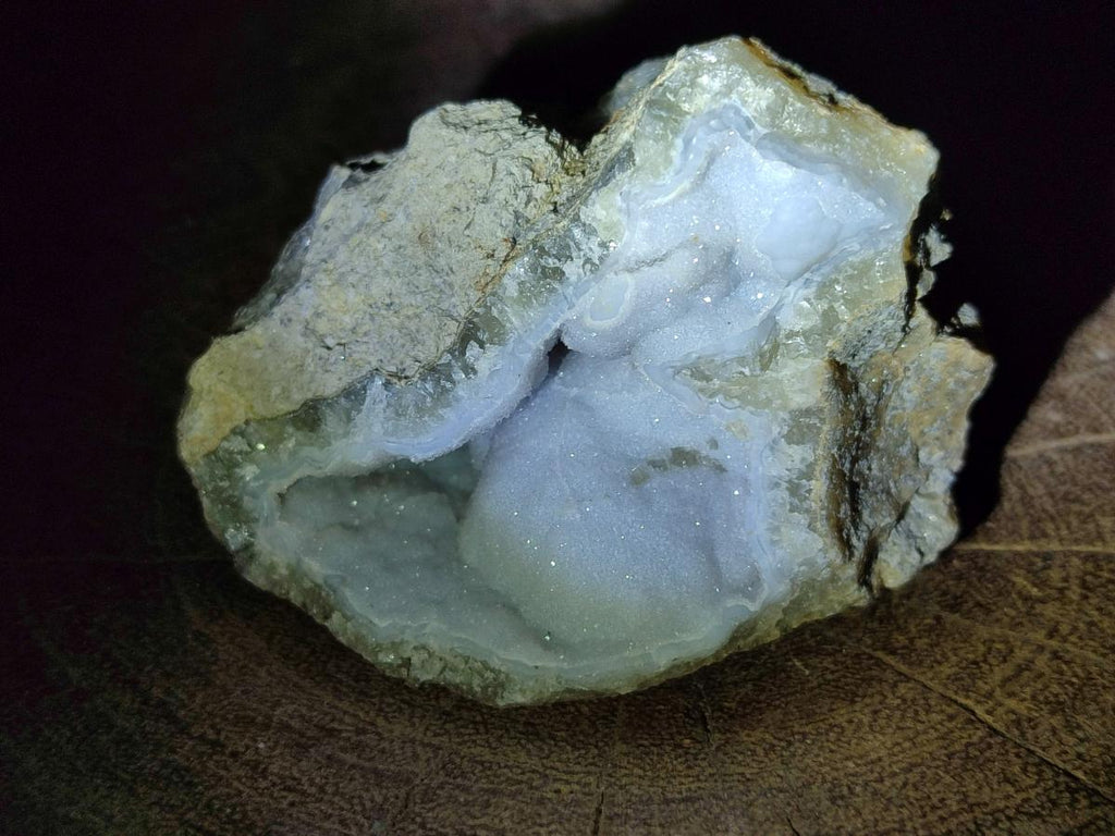 Natural Blue Lace Agate Geode Specimens x 12 From Nsanje, Malawi - Toprock Gemstones and Minerals 