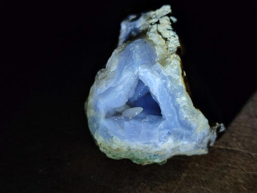 Natural Blue Lace Agate Geode Specimens x 12 From Nsanje, Malawi - Toprock Gemstones and Minerals 