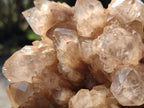 Natural Cascading White Phantom Smokey Luena Quartz Clusters x 2 From Luena, Congo - Toprock Gemstones and Minerals 