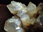 Natural Cascading White Phantom Smokey Luena Quartz Clusters x 2 From Luena, Congo - Toprock Gemstones and Minerals 