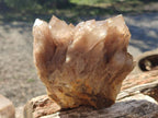 Natural Cascading White Phantom Smokey Luena Quartz Clusters x 2 From Luena, Congo - Toprock Gemstones and Minerals 