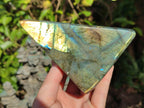Polished Labradorite Standing Display Pieces x 2 From Madagascar - Toprock Gemstones and Minerals 