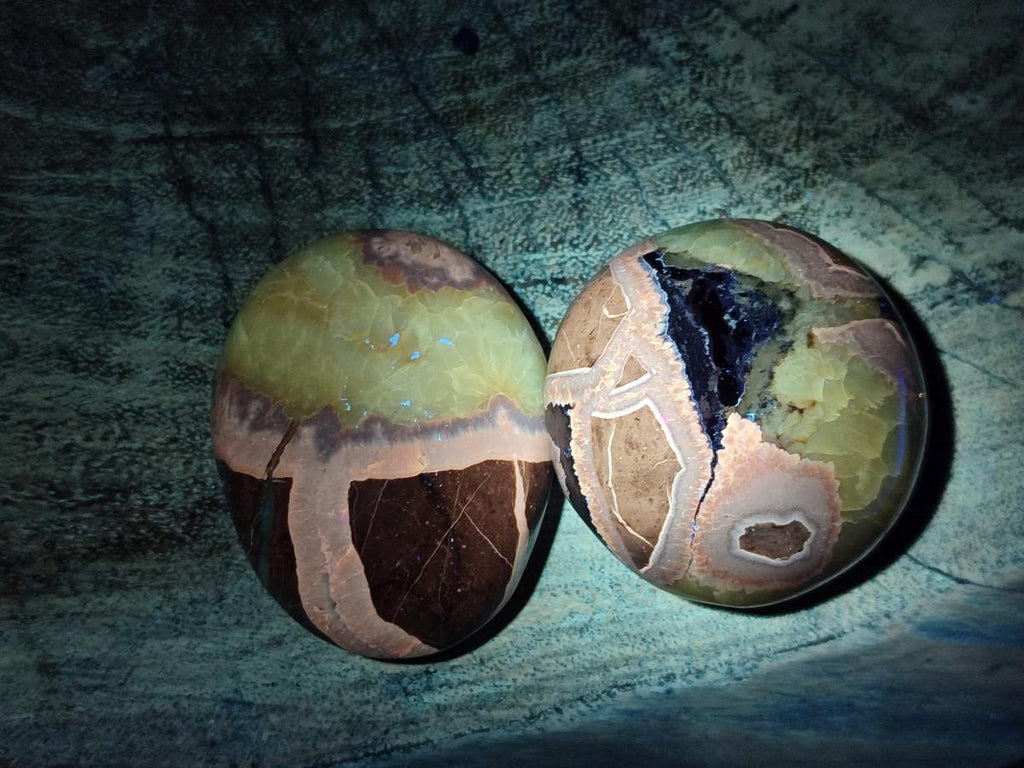 Polished Septerye Galets x 12 From Mahajanga, Madagascar - Toprock Gemstones and Minerals 