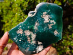 Polished On One Side Mtorolite Chrysoprase Plates x 6 From Mutorashanga, Zimbabwe - Toprock Gemstones and Minerals 