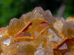 Natural Golden Limonite Quartz Clusters x 2 From Solwezi, Zambia - Toprock Gemstones and Minerals 