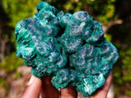 Natural Silky Malachite Specimens x 3 From Kasompe, Congo - Toprock Gemstones and Minerals 