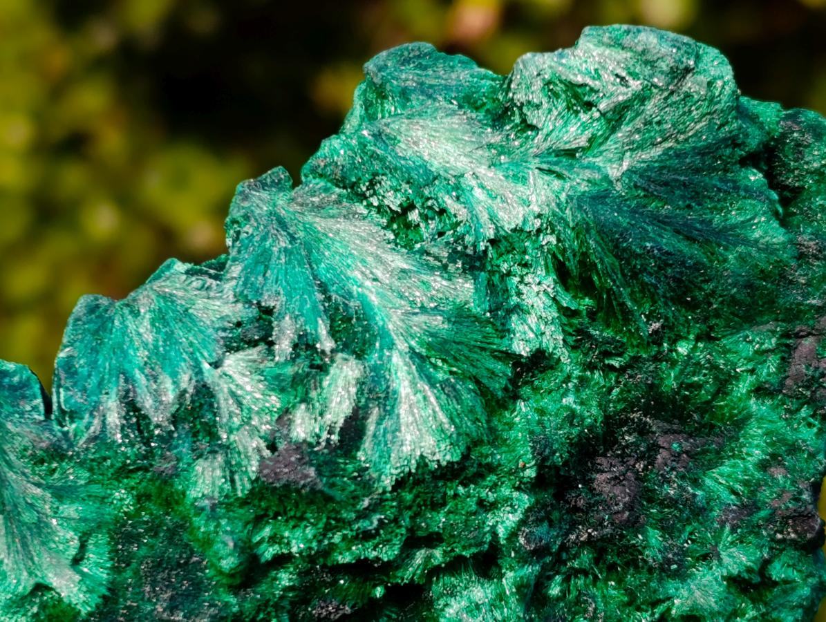 Natural Silky Malachite Specimens x 3 From Kasompe, Congo - Toprock Gemstones and Minerals 