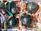 Polished Stromatolite Spheres x 4 From Katsepy, Madagascar - Toprock Gemstones and Minerals 