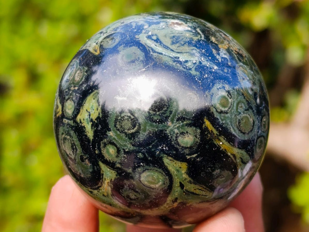 Polished Stromatolite Spheres x 4 From Katsepy, Madagascar - Toprock Gemstones and Minerals 