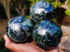 Polished Stromatolite Spheres x 4 From Katsepy, Madagascar - Toprock Gemstones and Minerals 