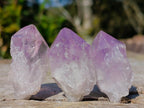 Natural Jacaranda Amethyst Single Crystals x 70 From Mumbwa, Zambia - Toprock Gemstones and Minerals 