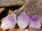 Natural Jacaranda Amethyst Single Crystals x 70 From Mumbwa, Zambia - Toprock Gemstones and Minerals 