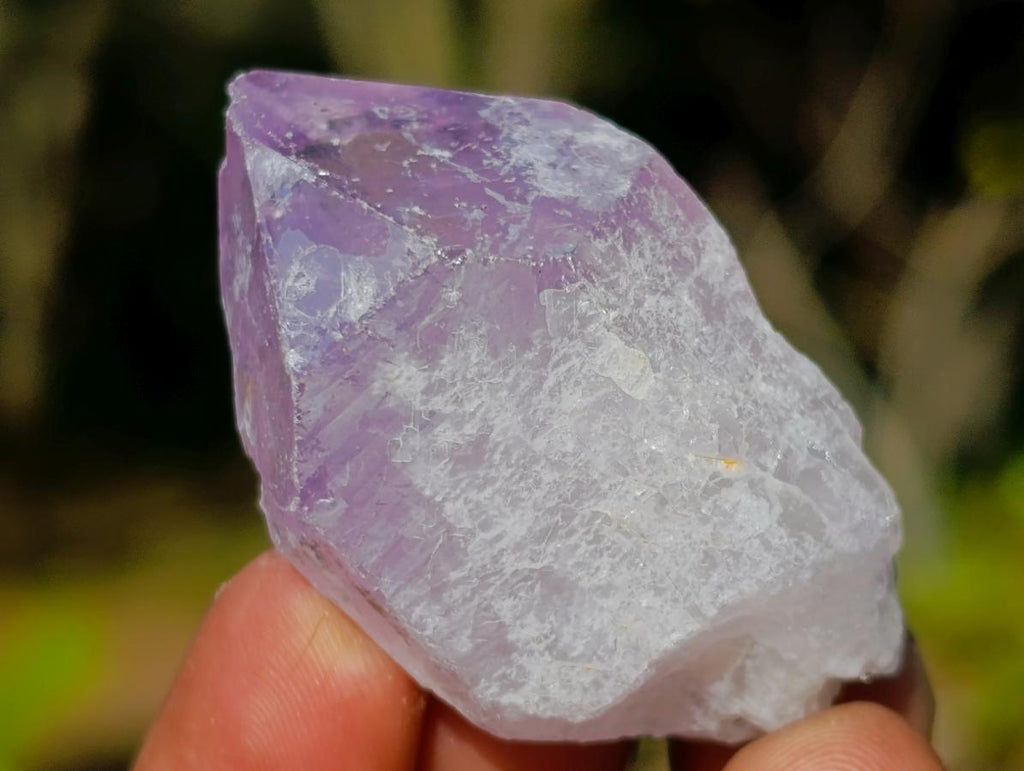 Natural Jacaranda Amethyst Single Crystals x 70 From Mumbwa, Zambia - Toprock Gemstones and Minerals 