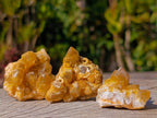 Natural Golden Limonite Quartz Crystal Plates x 46 From Solwezi, Zambia - Toprock Gemstones and Minerals 