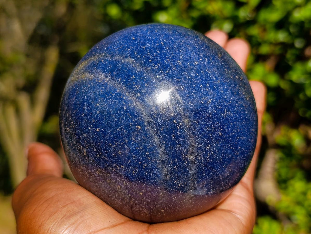 Polished Lazulite Spheres x 2 From Madagascar - Toprock Gemstones and Minerals 