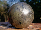 Polished Large Basalt Pharaoh Stone Sphere x 1 From Iron Duke Mine, Zimbabwe - Toprock Gemstones and Minerals 
