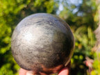 Polished Large Basalt Pharaoh Stone Sphere x 1 From Iron Duke Mine, Zimbabwe - Toprock Gemstones and Minerals 