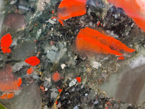 Polished Bloodstone Standing Display Pieces x 3 From Swaziland - Toprock Gemstones and Minerals 