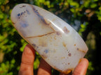 Polished Dendritic Agate Standing Free Forms x 5 From Moralambo, Madagascar - Toprock Gemstones and Minerals 