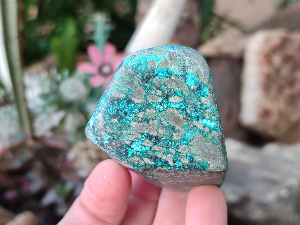 Polished Shattuckite Free Forms x 12 From Kaokoveld, Namibia - Toprock Gemstones and Minerals 