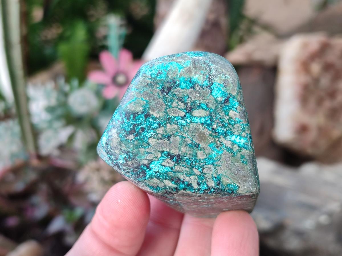 Polished Shattuckite Free Forms x 12 From Kaokoveld, Namibia - Toprock Gemstones and Minerals 