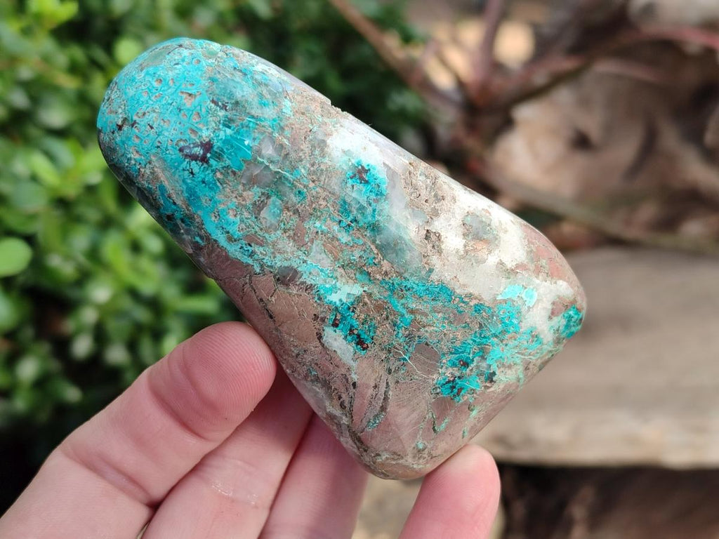 Polished Shattuckite Free Forms x 12 From Kaokoveld, Namibia - Toprock Gemstones and Minerals 