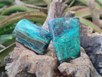 Polished Shattuckite Free Forms x 12 From Kaokoveld, Namibia - Toprock Gemstones and Minerals 