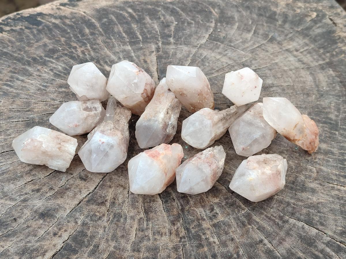 Natural Cascading "Anananas" Candle Quartz Crystals x 35 From Antsirabe, Madagascar - Toprock Gemstones and Minerals 