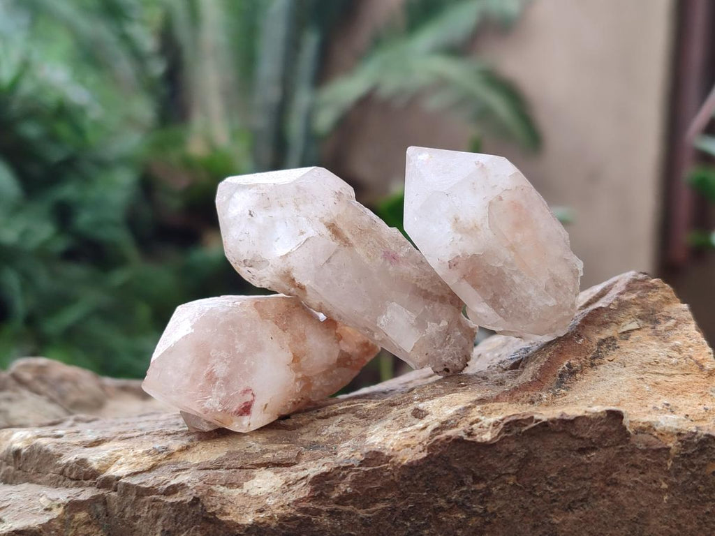 Natural Cascading "Anananas" Candle Quartz Crystals x 35 From Antsirabe, Madagascar - Toprock Gemstones and Minerals 