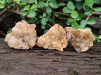 Natural Golden Limonite Quartz Crystal Cluster Plates x 35 From Solwezi, Zambia - Toprock Gemstones and Minerals 