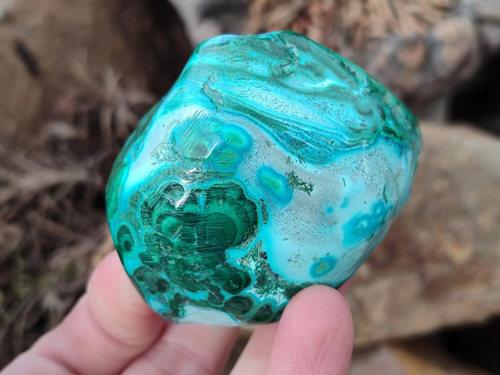 Polished Malacolla Free Forms x 6 From Kulukuluku, Congo - Toprock Gemstones and Minerals 