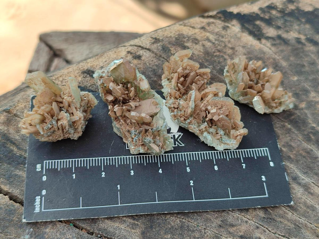 Natural Rare Mini Bladed Barite Specimens x 21 From Congo - Toprock Gemstones and Minerals 