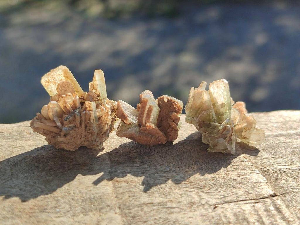Natural Rare Mini Bladed Barite Specimens x 21 From Congo - Toprock Gemstones and Minerals 