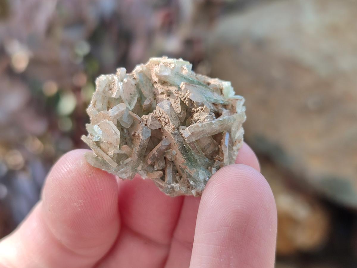 Natural Rare Mini Bladed Barite Specimens x 21 From Congo - Toprock Gemstones and Minerals 