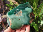 Polished On One Side Mtorolite Chrysoprase Slices x 3 From Mutorashanga, Zimbabwe - Toprock Gemstones and Minerals 