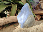 Polished Large Blue Lace Agate Standing Display Piece x 1 From Nsanje, Malawi - Toprock Gemstones and Minerals 