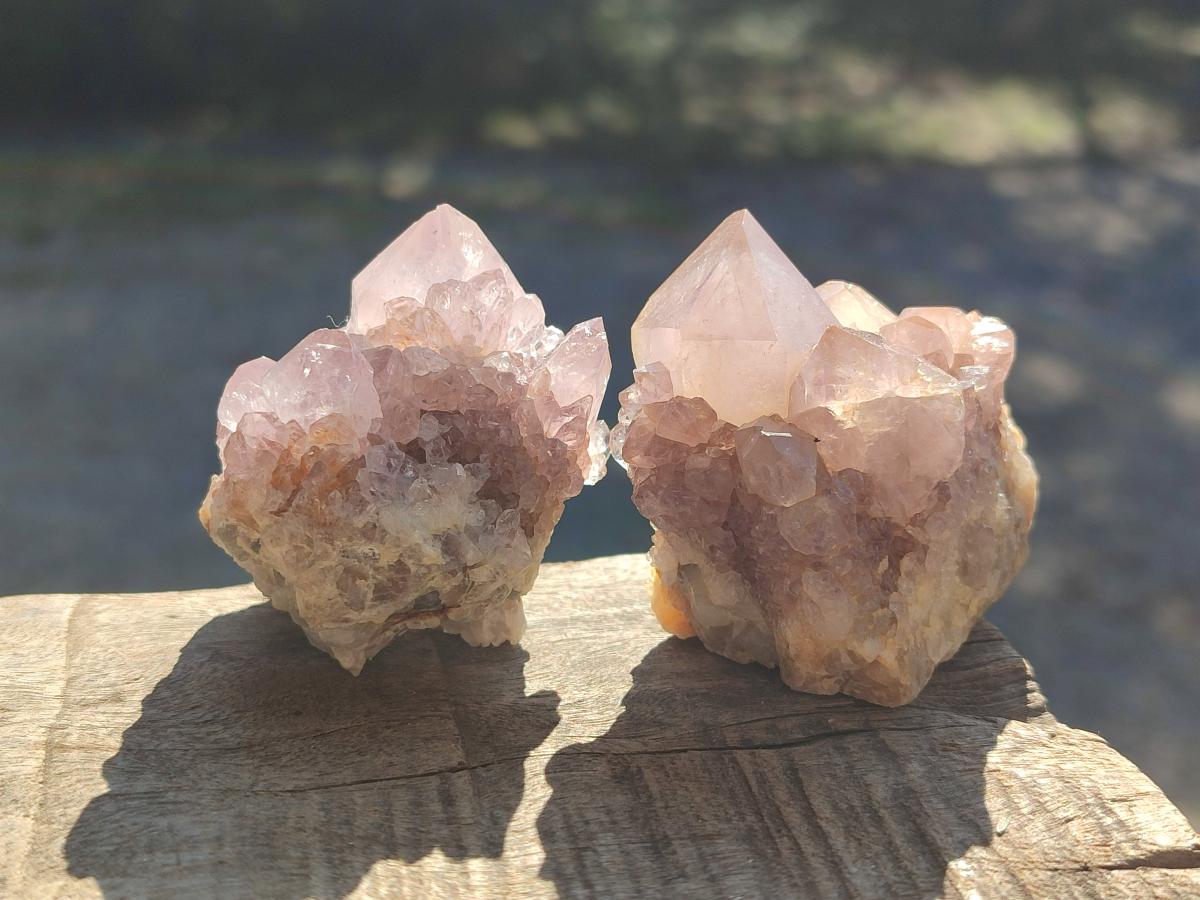Natural Spirit Amethyst Clusters x 12 From Boekenhouthoek, South Africa - Toprock Gemstones and Minerals 