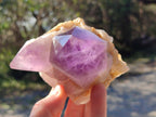 Polished Jacaranda Amethyst Crystal Clusters x 6 From Mumbwa, Zambia - Toprock Gemstones and Minerals 